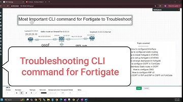 Day 14 FortiGate firewall | Fortigate Troubleshooting For Beginners | Fortigate  Command line
