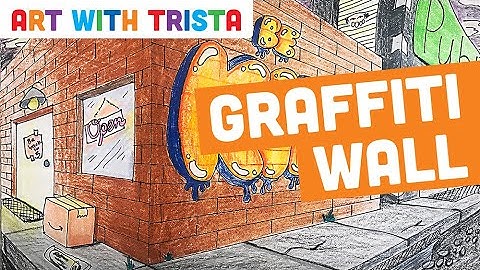 Graffiti Wall 2 Point Perspective Art Tutorial - Art With Trista