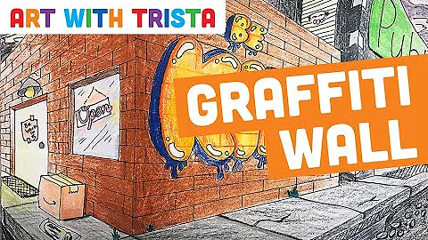 Graffiti Wall 2 Point Perspective Art Tutorial - Art With Trista
