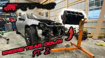 SRT-4 2.4 Motor Tear Down Part 02 - SRT-4 Project SilverStorm Episode 05