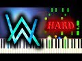 ALAN WALKER - ALL FALLS DOWN - Piano Tutorial