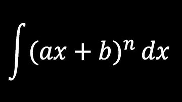 Integral of (ax+b)^n | By Substitution | HV math Academy