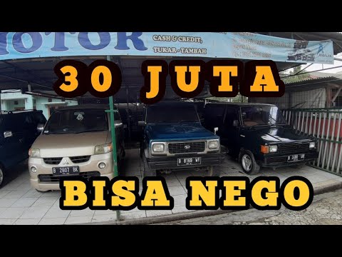  MOBIL  BEKAS  30 JUTAAN YANG  BAGUS  CUMA DI SHOWROOM INI 