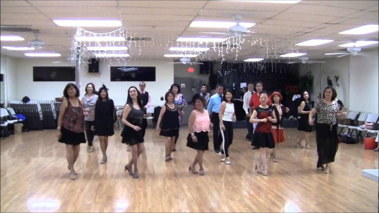 Lets Mambo Together Improver Line Dance Demo by Vogue Dance Club