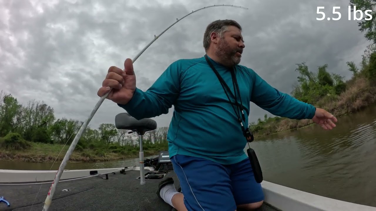 Bass Fishing Goal 20 lbs in an hour.