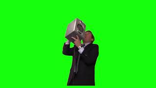 Michael Scott With Speaker “Everybody Dance Now” - Green Screen