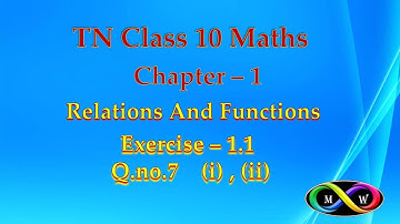TN (Samacheer)  Class 10 Maths Relations And Functions Ex 1.1 Sum 7 Chapter 1