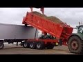 Larrington Chaser Trailer Unloading Maize in to Commercial Lorry