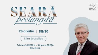 LIVE Seară prelungită vineri 26 aprilie 2024 - Invitat Cristi Ionescu, Grigore Creta & Ilie Puha