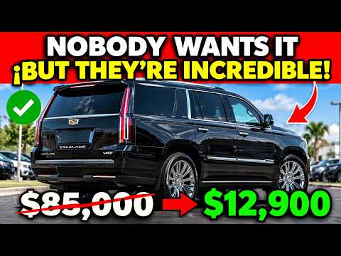5 Dirt-Cheap Luxury CARS "Rotting" on Lots (Buy Once, Never Shop Again)