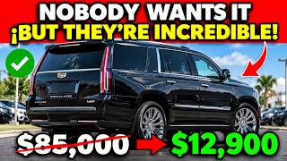 5 Dirt-Cheap Luxury CARS "Rotting" on Lots (Buy Once, Never Shop Again)