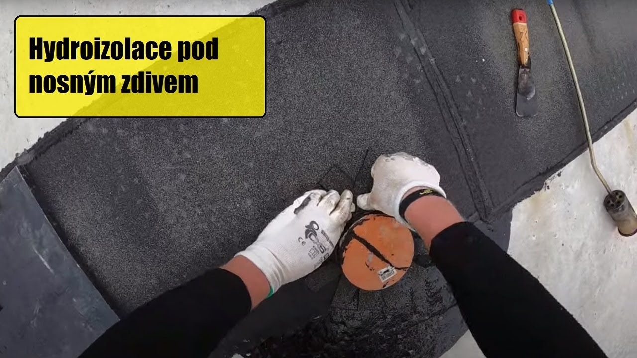 Hydroizolace pod nosným zdivem