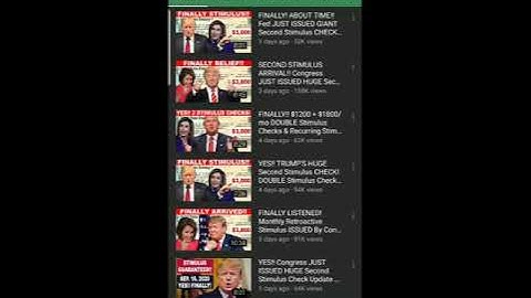 Watch "Profiting Off Misleading Second Stimulus Check Update Videos? WATCH THIS FIRST!"