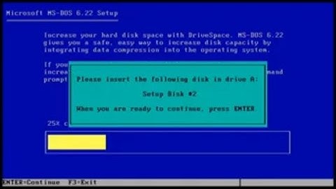 Installing MS-DOS 6.22 with extras! (uncut)
