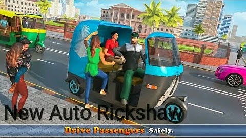 Tuk Tuk Auto Rickshaw Driving Simulator || Tuk Tuk Rickshaw Career Mode .