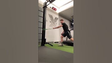 Split squat banded row