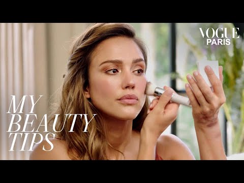 Jessica Alba’s Glamorous Bronzed Makeup Look | My Beauty Tips | Vogue Paris