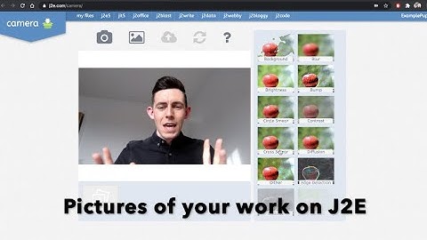 Upload pictures to J2E