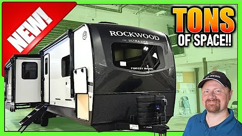 Improved Design w.Full Bedroom Slide! 2026 Rockwood 2906RL Couple's Camping Travel Trailer
