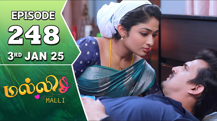Malli Serial | Episode 248 | 3rd Jan 2025  | Nikitha | Vijay | Saregama TV Shows Tamil
