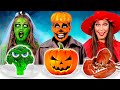 Thức ăn có cùng màu sắc trong Thử thách Halloween Multi DO Challenge