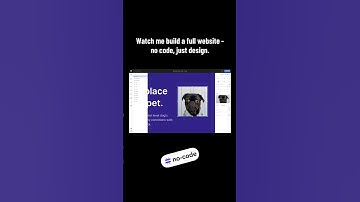 Watch me build a full website - no code, just design.