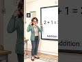 Learn Addition the Easy Way! 2 + 1 = 3 ✋🧠 | Fun Math Trick for Kids #mathideas #mathisfun