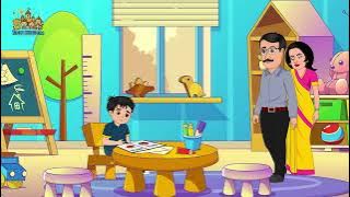 Johny Johny Yes Papa | Nursery Rhyme for Kids |  Animal Scrapbook Fun | Toon Kingdom Nursery Rhyme