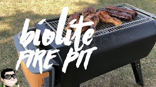BioLite FirePit Review & Grilling Food