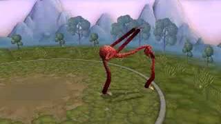very weird spore creature