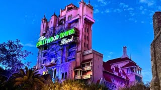 [NEW 2023] TWILIGHT ZONE: TOWER OF TERROR - NIGHTTIME POV - 4K 60FPS | WALT DISNEY WORLD, FLORIDA