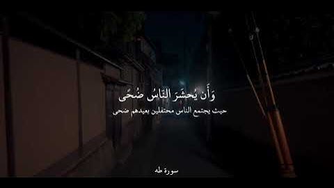 وَلَقَدْ أَرَيْنَاهُ آيَاتِنَا كُلَّهَا فَكَذَّبَ وَأَبَىٰ (56) سورة: طه القارئ: ايوب رحمه الله 🌷.