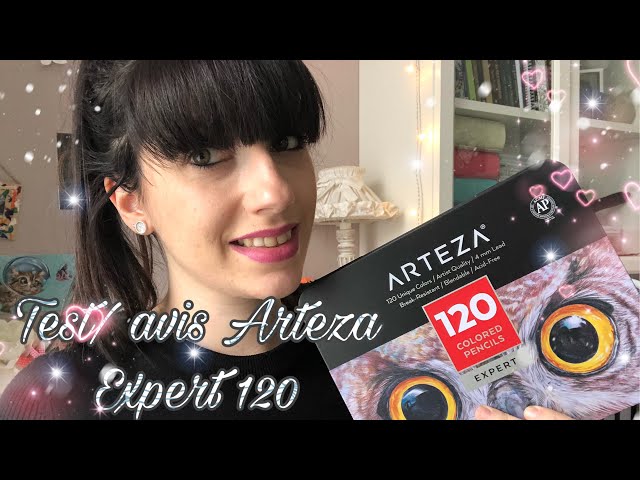 Test/Avis Crayons Arteza Expert 120 - YouTube