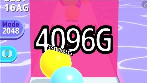 Ball Run 2048 INFINITY MODE  - iOS Android all levels mobile gameplay 👌 👍 😎 walkthrough