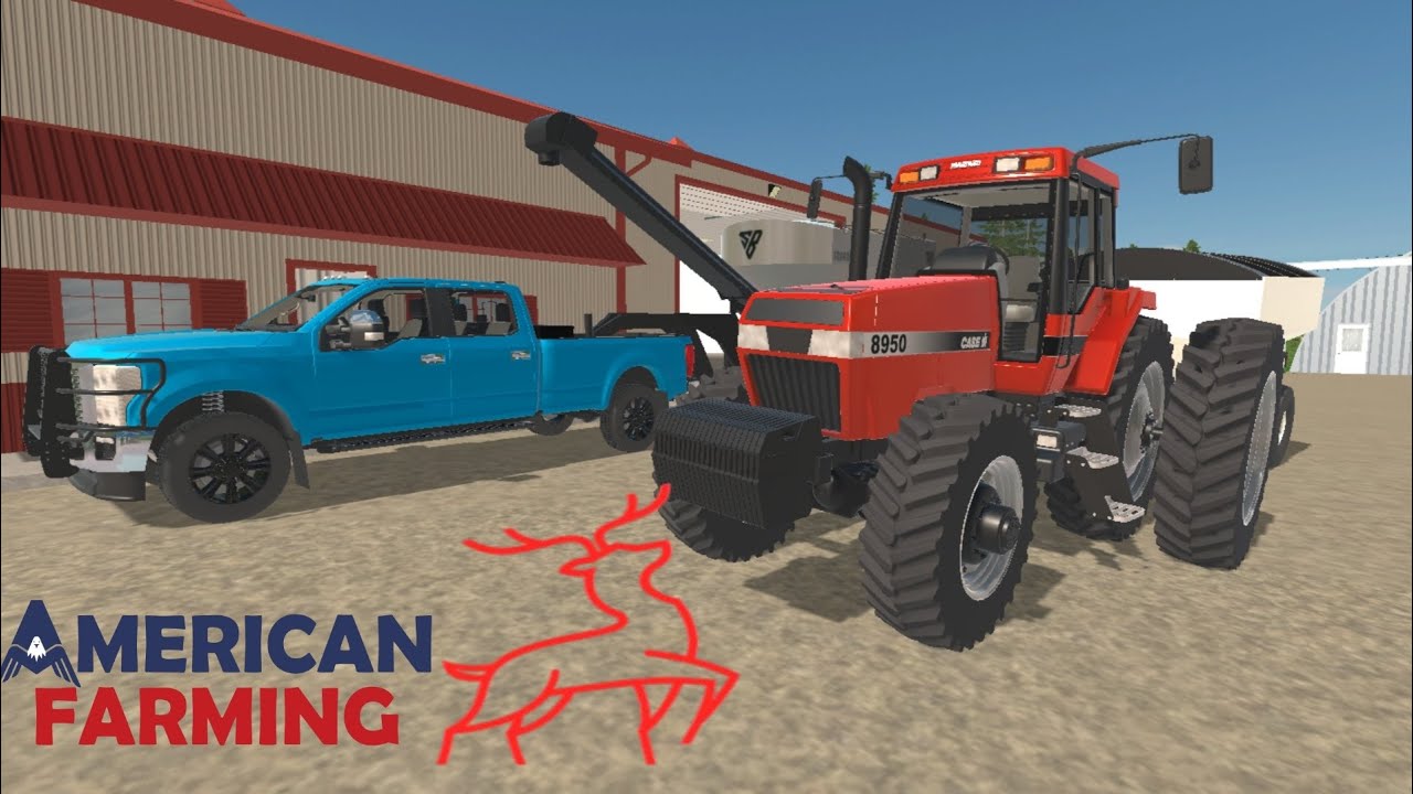 Spreading P&K with my Case 8950 Magnum | American Farming Beef and grain Series 