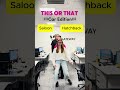 This or That - Car Edition