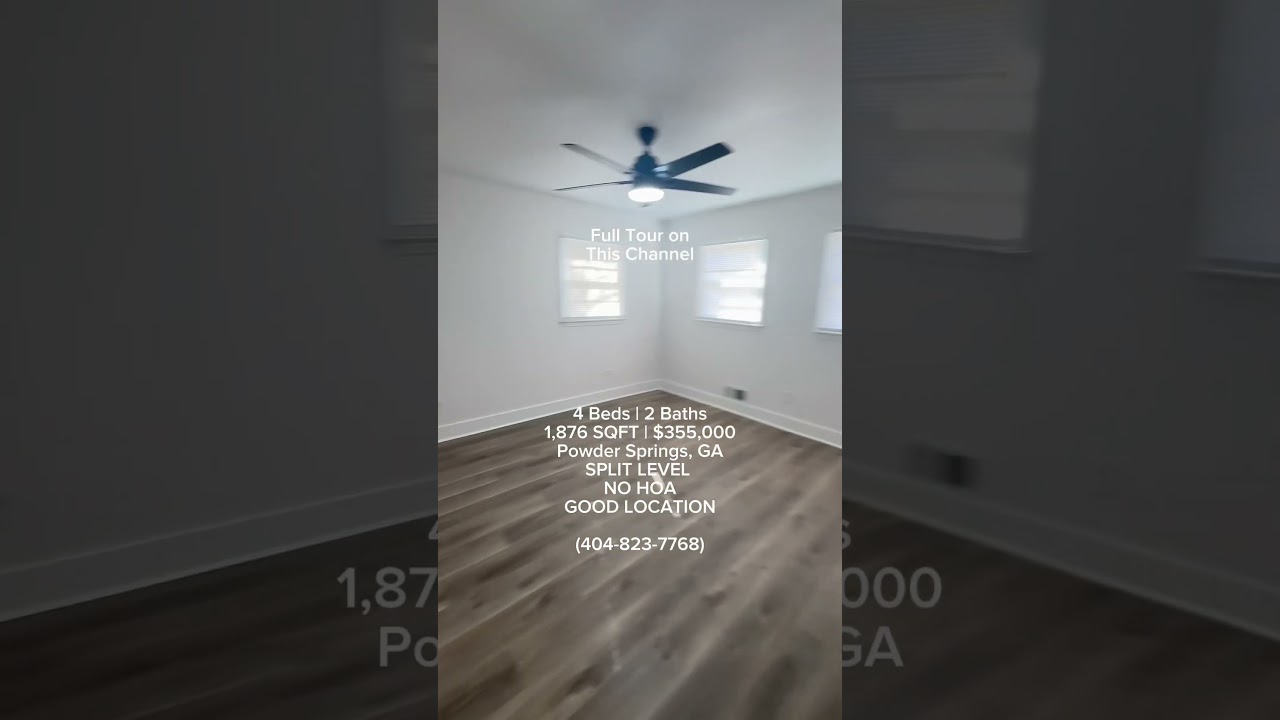 Beautiful 3-Level Home with NO HOA for Sale in Powder Springs, GA - Georgia Real Estate