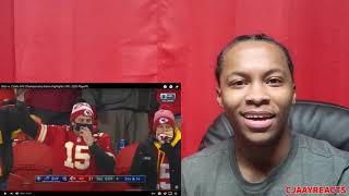 Bills vs. Chiefs AFC Championship Game Highlights | NFL 2020 Playoffs | CJAAYREACTS REACTION!!!