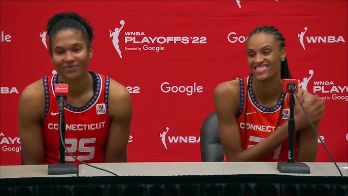 DeWanna Bonner was asked about CT Sun's win. She wanted to talk as