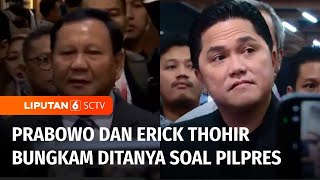 Prabowo Dan Erick Thohir Kompak Tinjau Media Center Ktt, Bungkam Ditanya Soal Pilpres Liputan 6