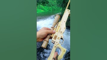 Creative 3D Wooden AWM Puzzle Model Kit, DIY AWM Assembled Model kit