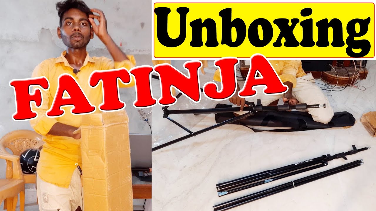 Unboxing || SONIA Photography Stand Kit Background Support System Kit Portable Foldable with Bag ||