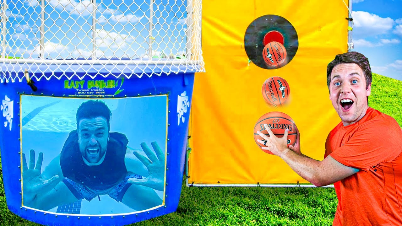RANDOM SPORT DUNK TANK CHALLENGE w/ Matt Shivley
