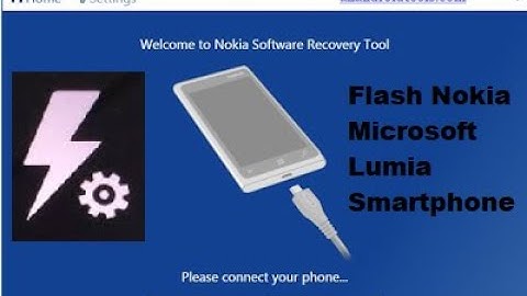 How to flash Microsoft Lumia Flashing