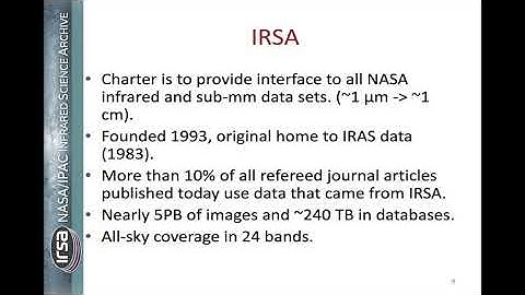 IRSA Tutorial 0510: Introduction to Astronomy Archives (Specifically IRSA) for Priya Hasan