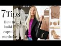 7 TIPS HOW TO CREATE A CAPSULE WARDROBE 2023 &amp; EFFORTLESS CHIC LOOKS