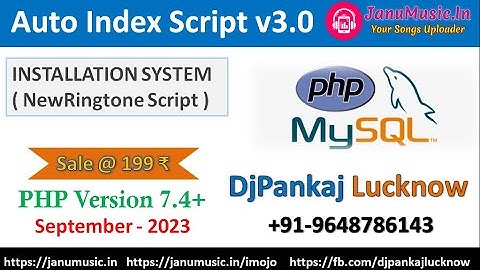 New Ringtone Wordpress Theme Based Auto Index 3.0 Script | Latest PHP Version 7.4 | DjPankaj Lucknow