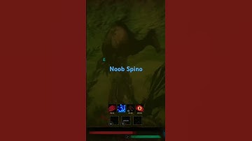 Noob Spino user get first 1v1 win vs Duck #spinosaurus #pathoftitans #gaming #dinosaur