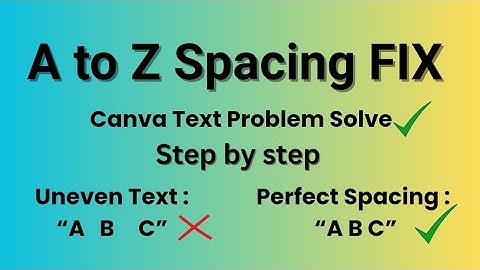 How to Control Spacing in Canva | A to Z Letter Spacing & Line Gap Fix |Canva Tutorial in Hindi/Urdu