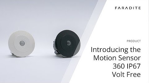 Introducing the Motion Sensor 360 IP67 Volt Free